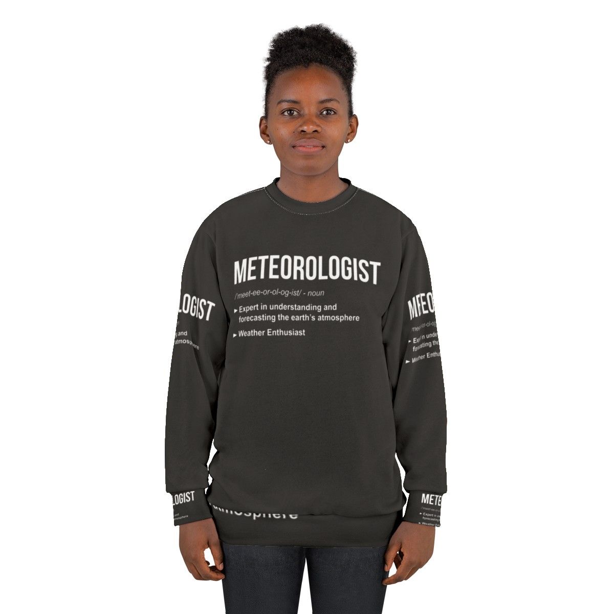 Meteorology weather expert graduation gift sweatshirt - women