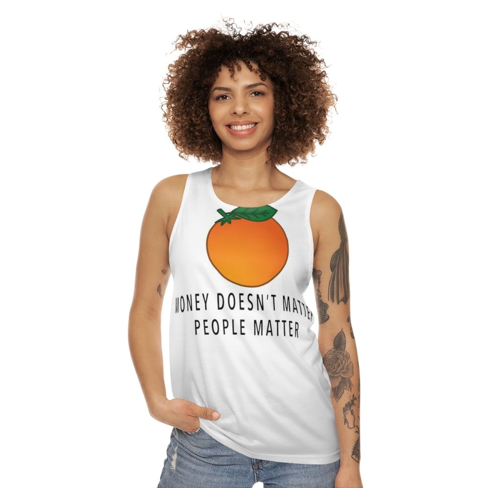 Unisex tank top with "Space Force" design - women