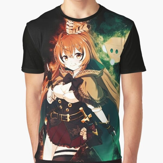 Nanashi Mumei from the Hololive Council virtual youtuber group on a graphic t-shirt design