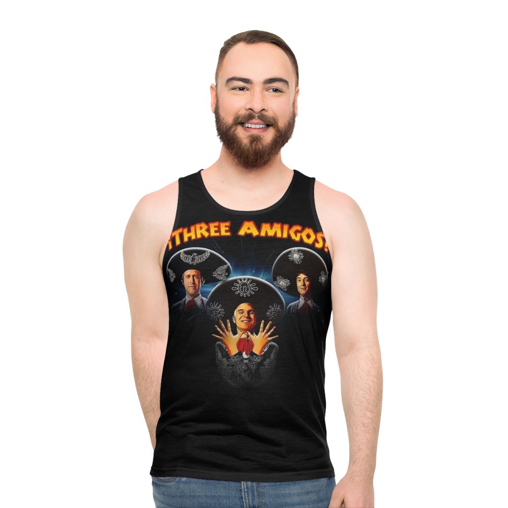 Three Amigos Unisex Tank Top - men