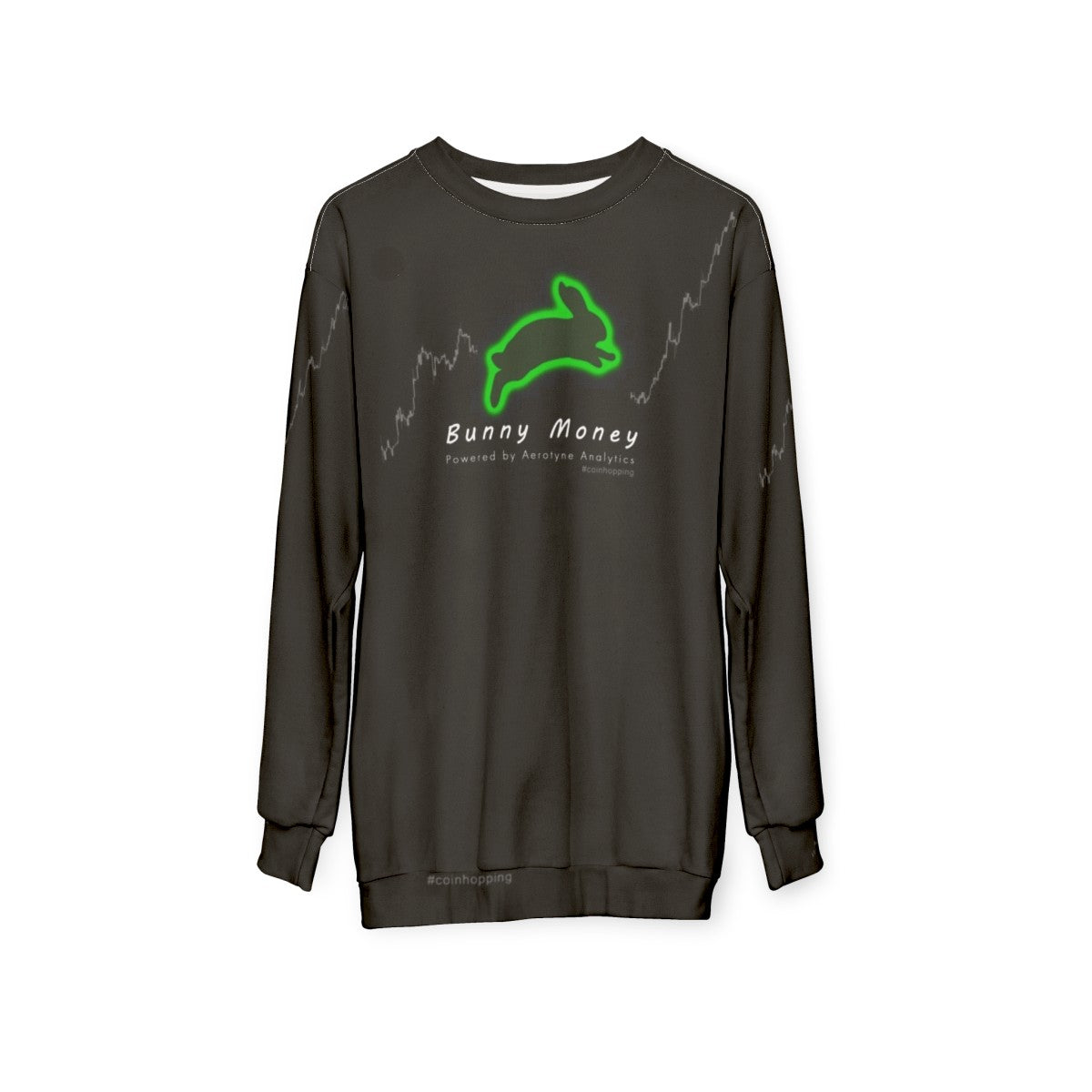 Bunny Money Cryptocurrency Sweatshirt - hanging