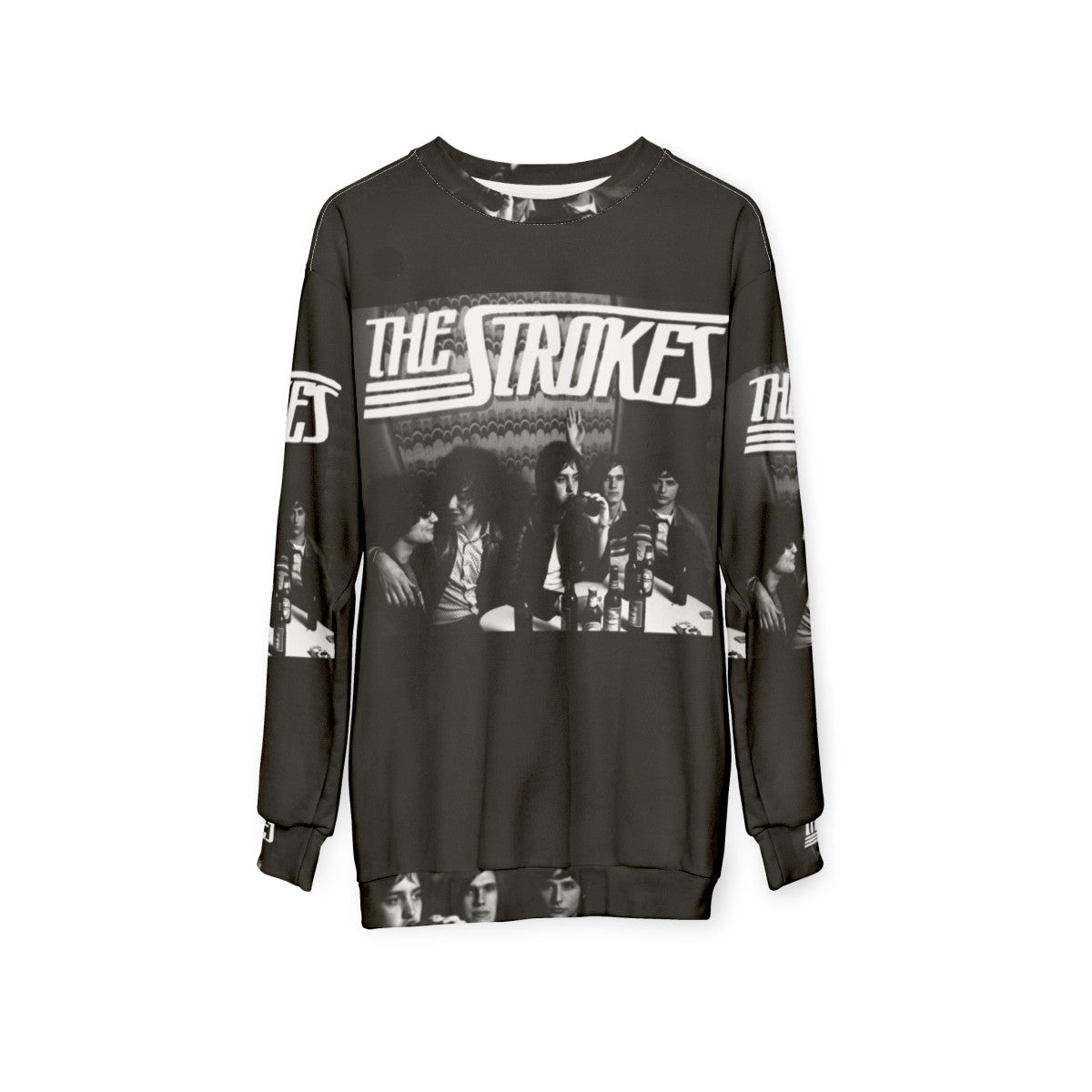 Strokes Sweatshirt 2 - Indie Music, Rock Band Merchandise - hanging