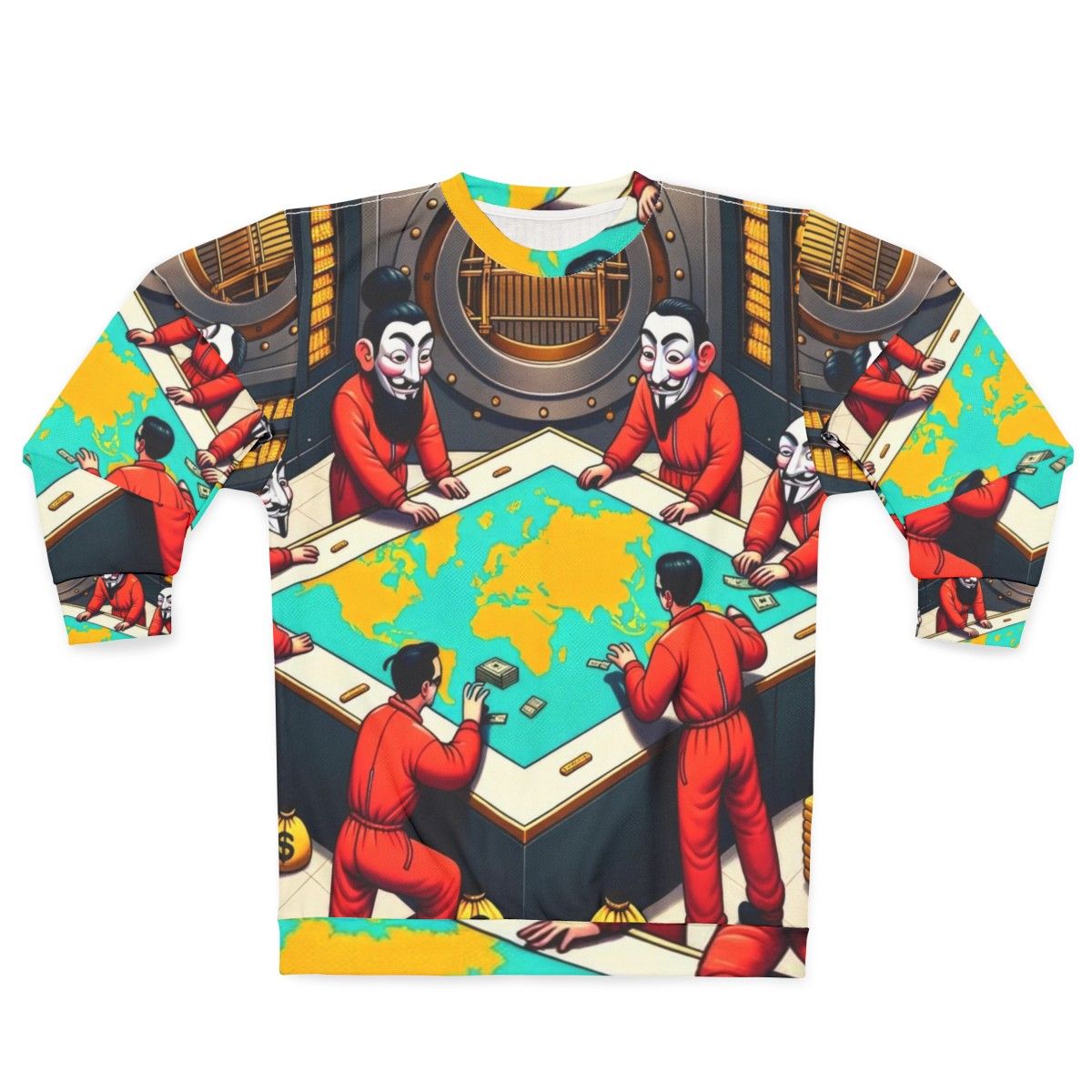 Money Heist The Plan Sweatshirt with Dali Mask Design