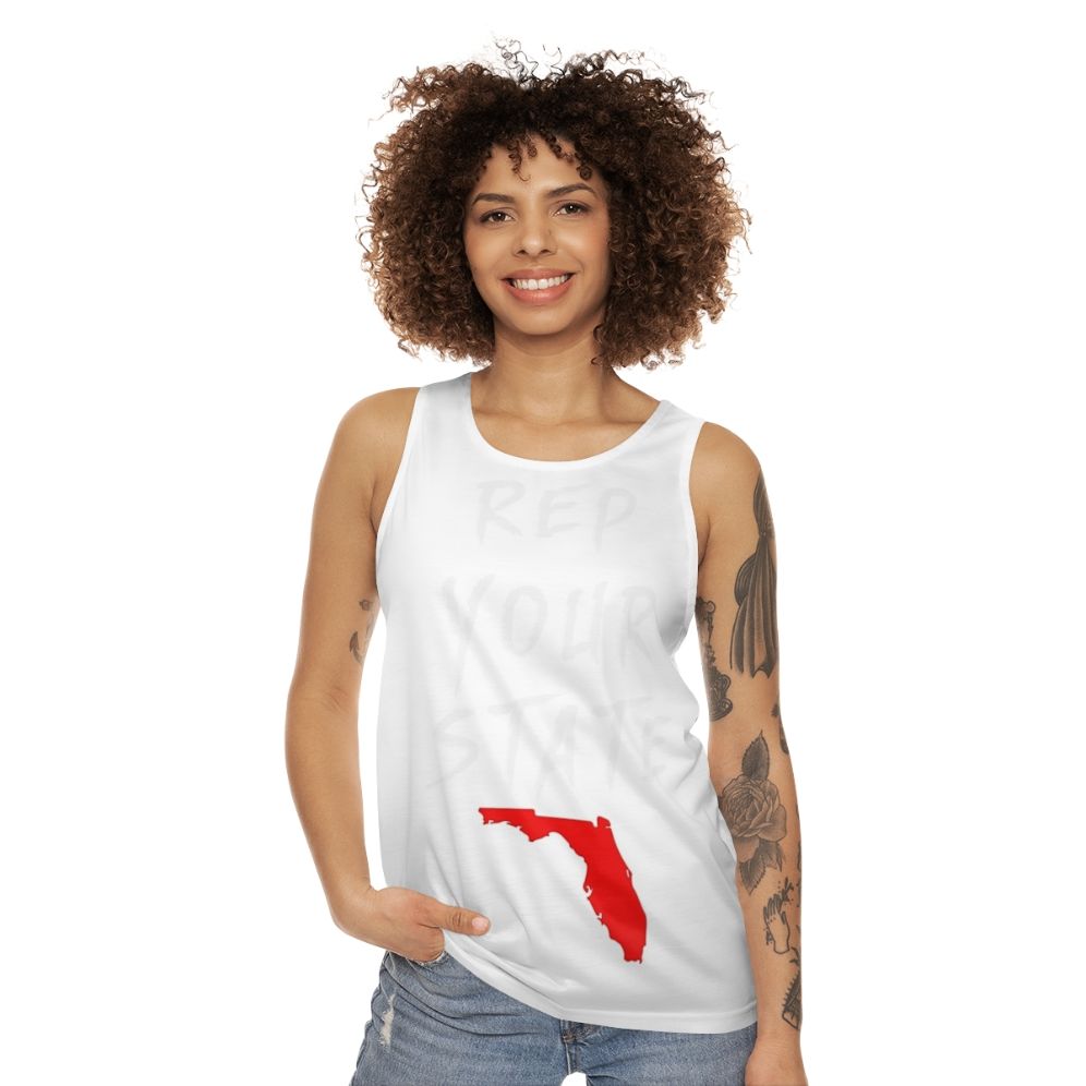 Unisex Florida state pride tank top - women