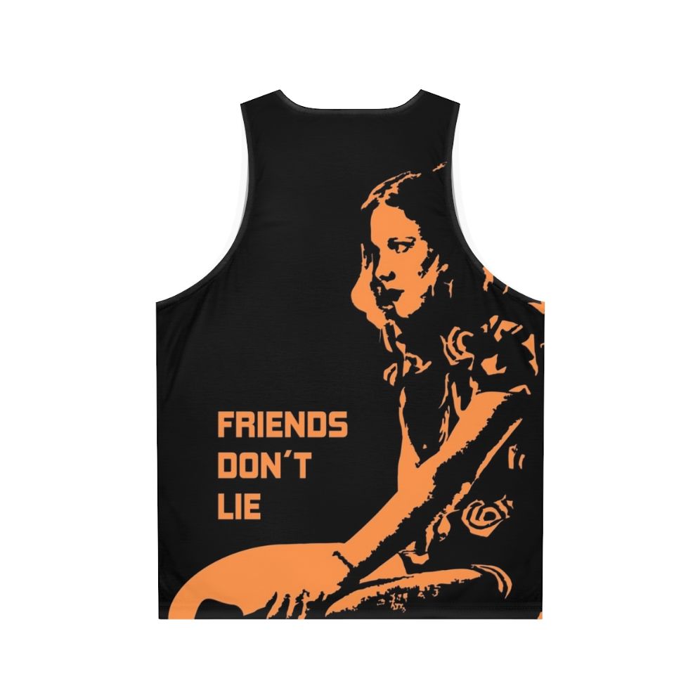 Stranger Things "Friends Don't Lie" Unisex Tank Top - Back