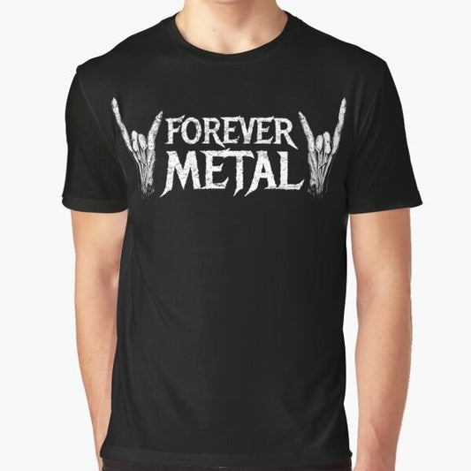 Forever Metal Graphic T-Shirt for Metalheads