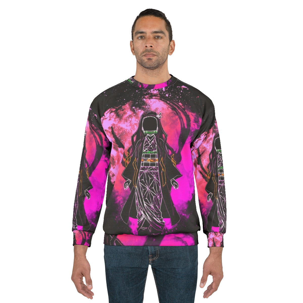 Demon Slayer Tanjiro Kamado Silhouette Sweatshirt - men