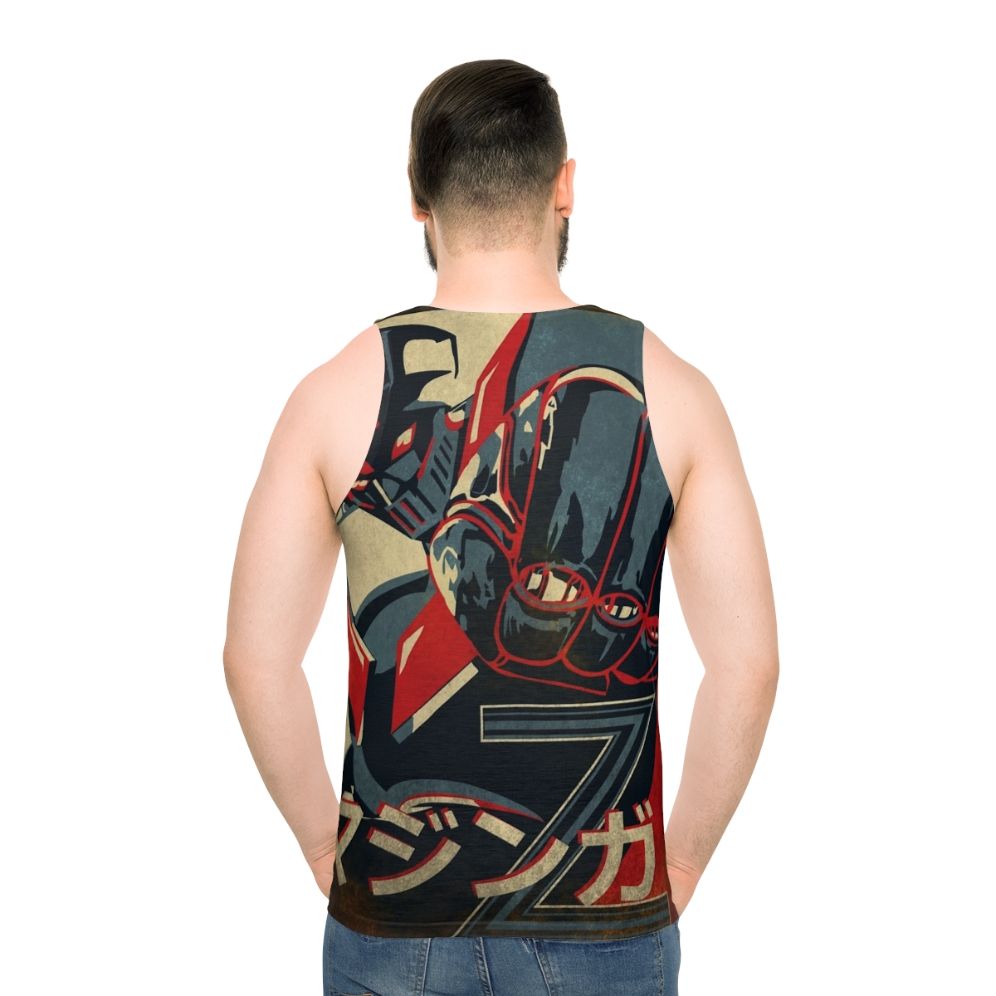 Mazinger Z Unisex Tank Top - men back