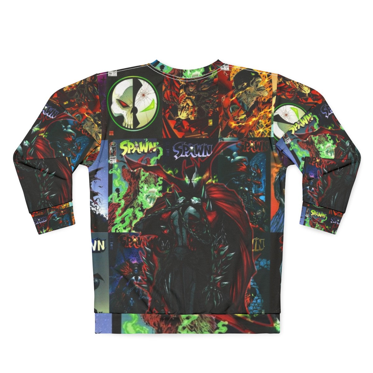 Spawn Comic Book Superhero Sweatshirt - Back