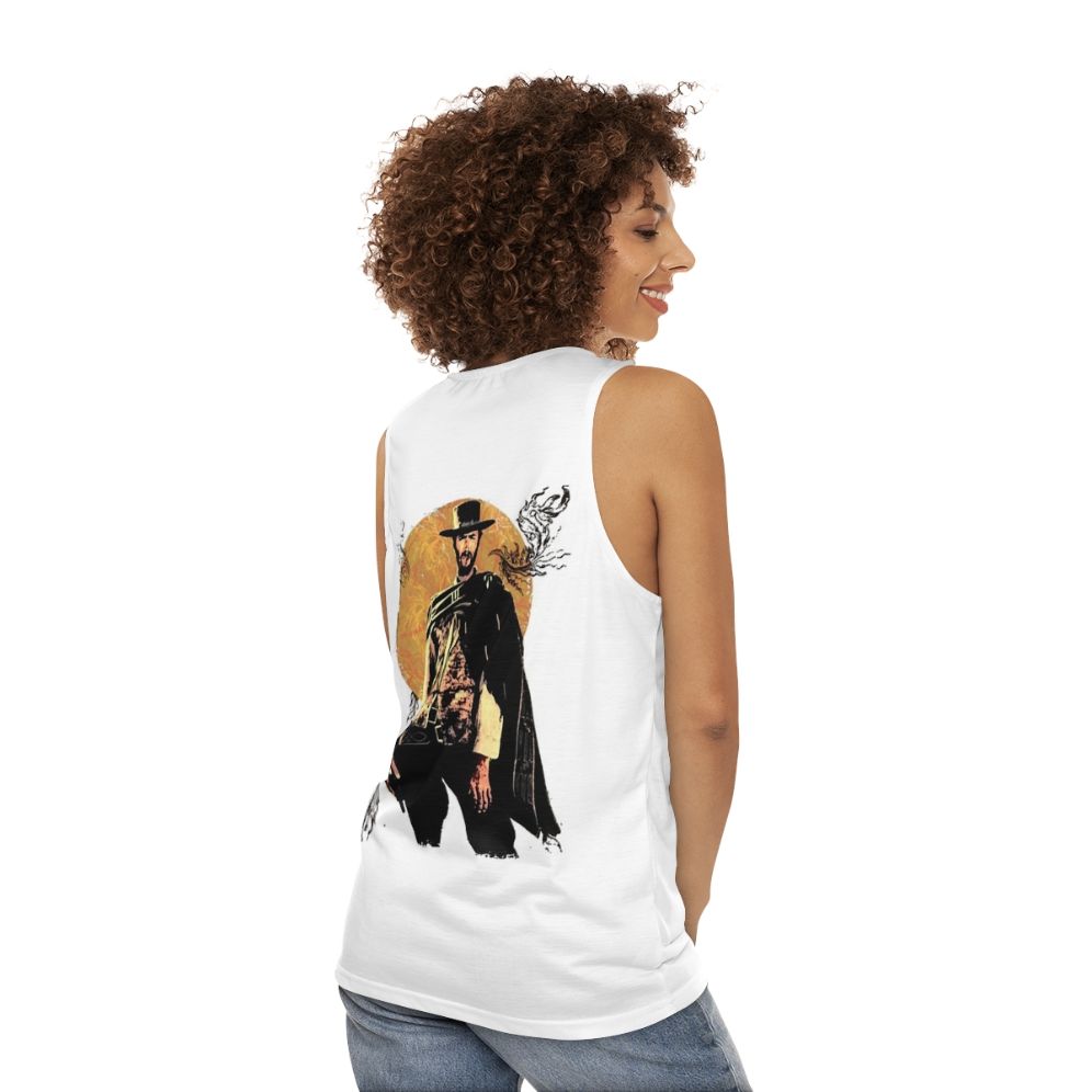 Clint Eastwood unisex tank top - women back