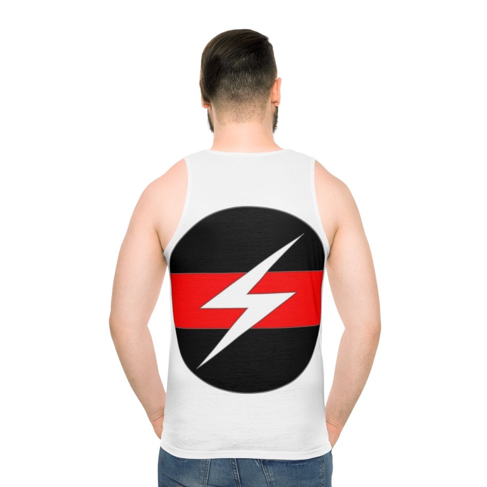 Throbbing Gristle Unisex Industrial Music Tank Top - men back