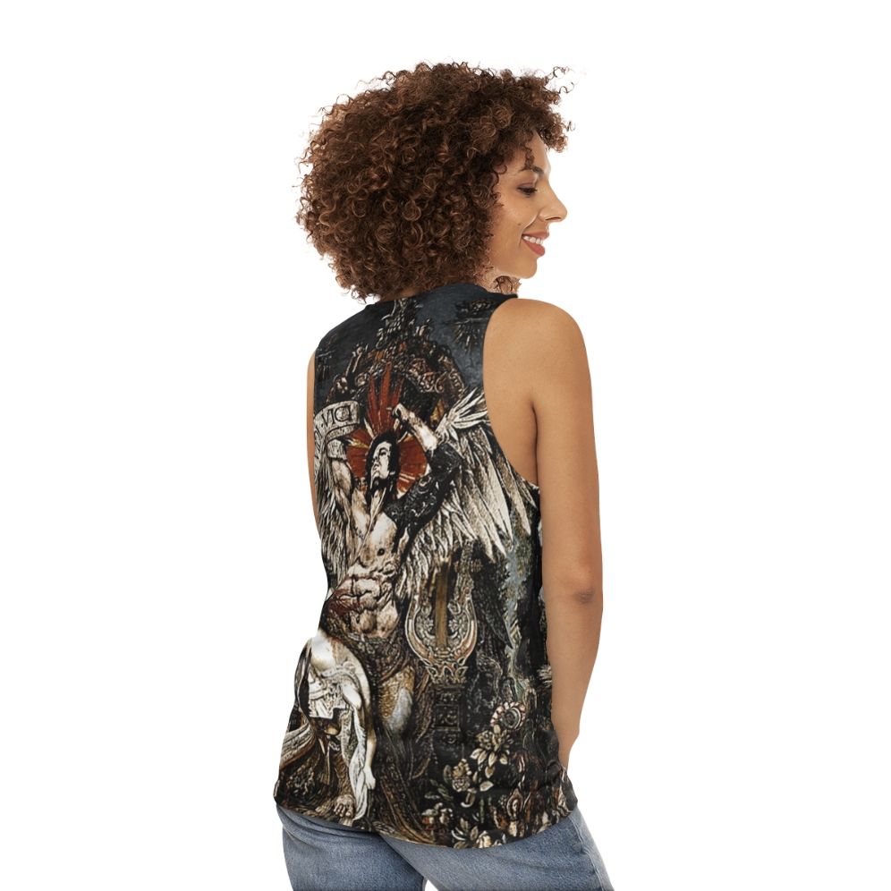 Zyzz Art Hq Artwork Unisex Tank Top - women back