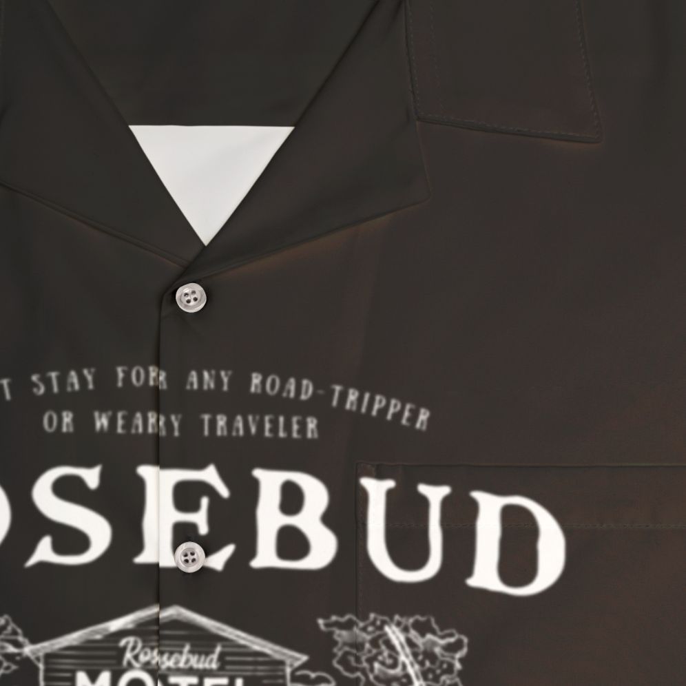 Rosebud Motel Inspired Funny Hawaiian Shirt for Schitt's Creek Fans - Detail