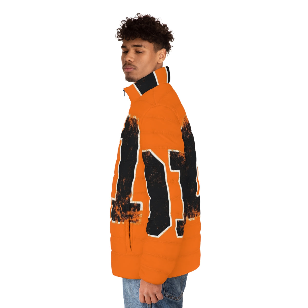 Dukes of Hazzard General Lee Puffer Jacket - Hazzard County Inspired Winter Wear - men side left