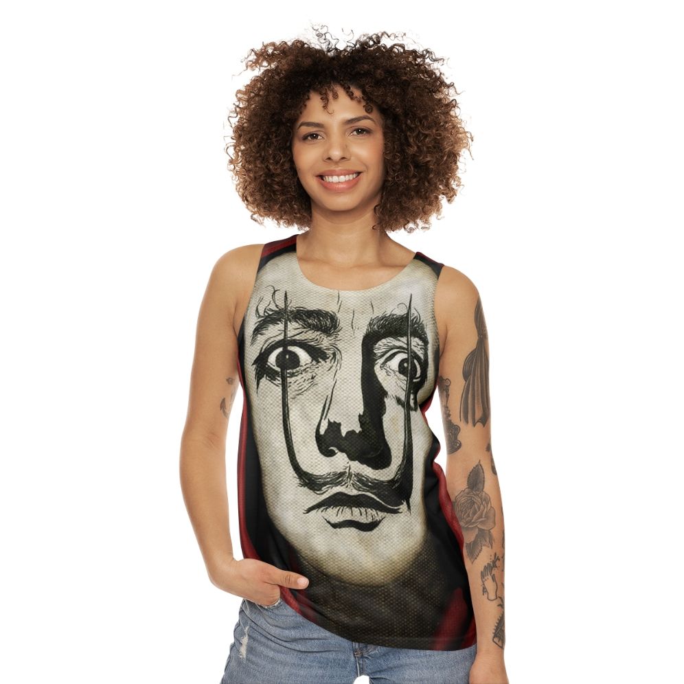 Dali from Money Heist Unisex Tank Top - women