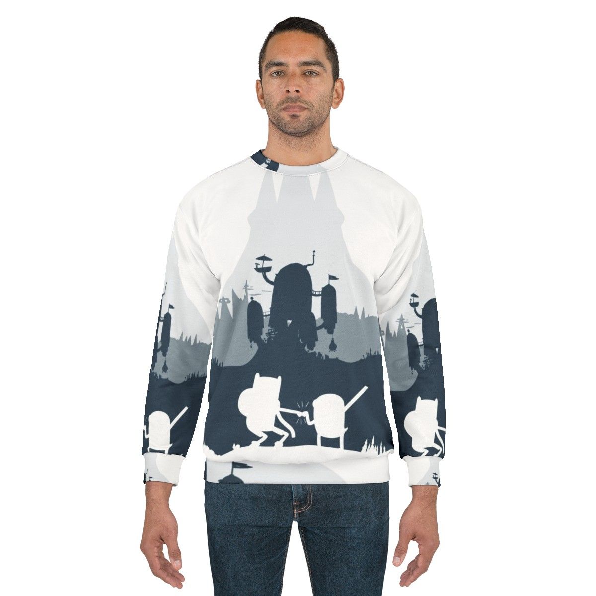 Ice King Silhouette Adventure Time Sweatshirt - men