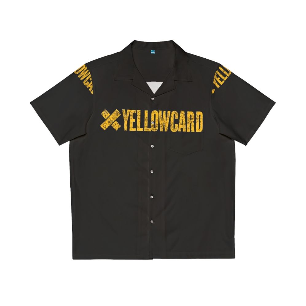 Yellowcard Hawaiian tropical music band shirt