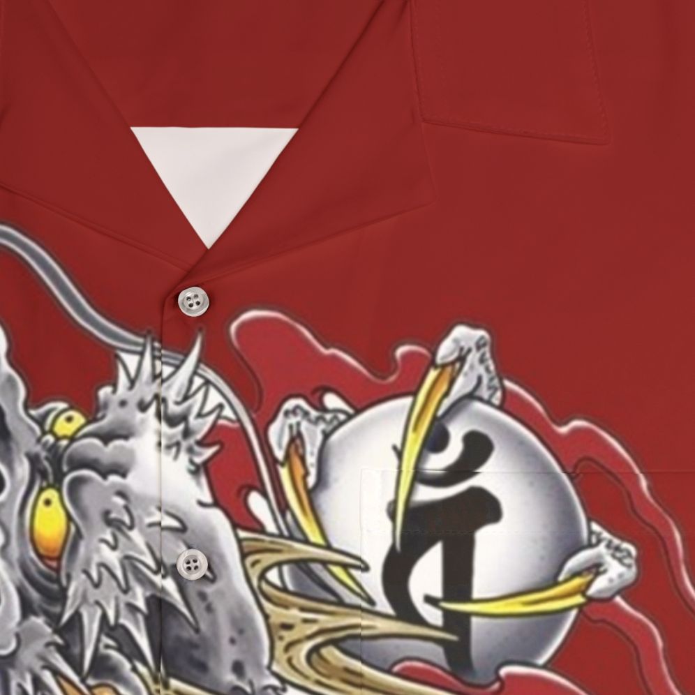 Yakuza Hawaiian Shirt - Detail