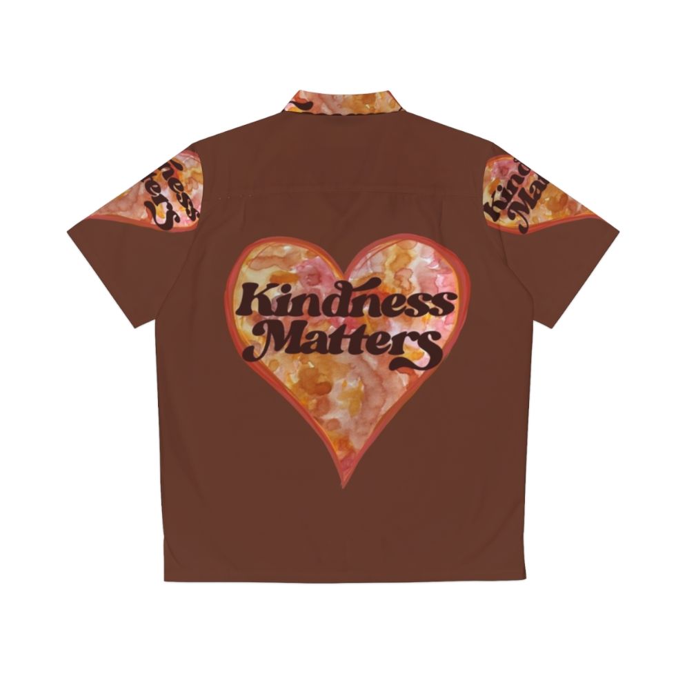 Kindness Matters Hawaiian Shirt 2 - Aloha Tropical Shirt with Positive Message - Back