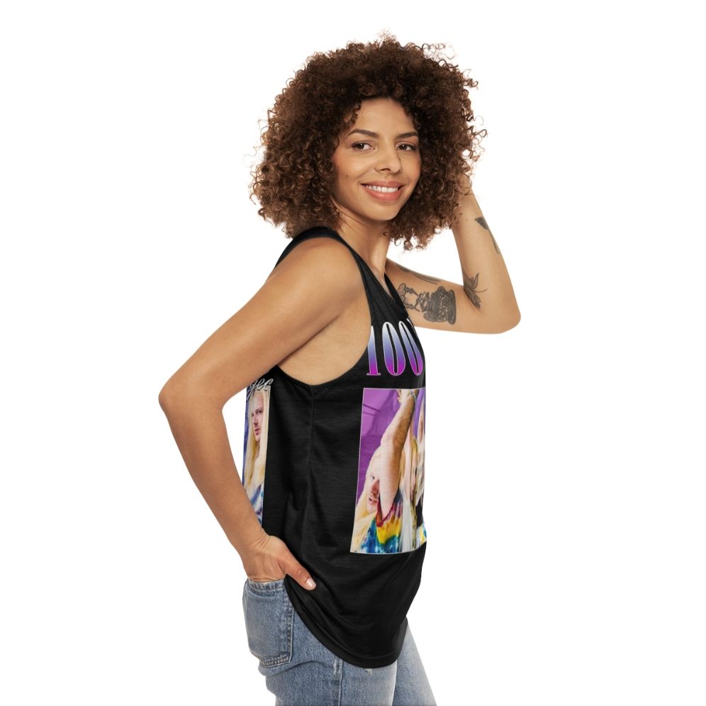 100 Gecs 90s Retro Unisex Tank Top - women side