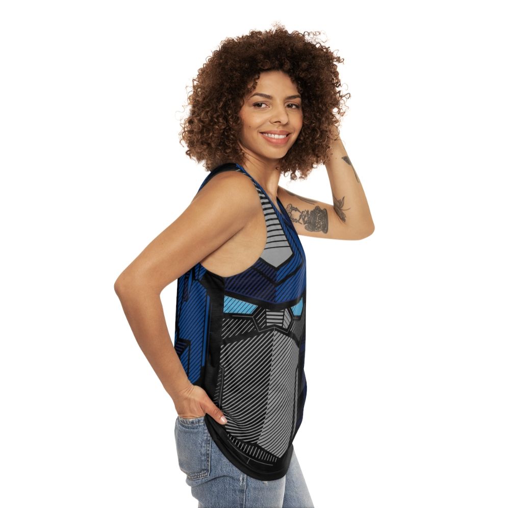 Vintage Transformer Optimus Prime Tank Top - women side