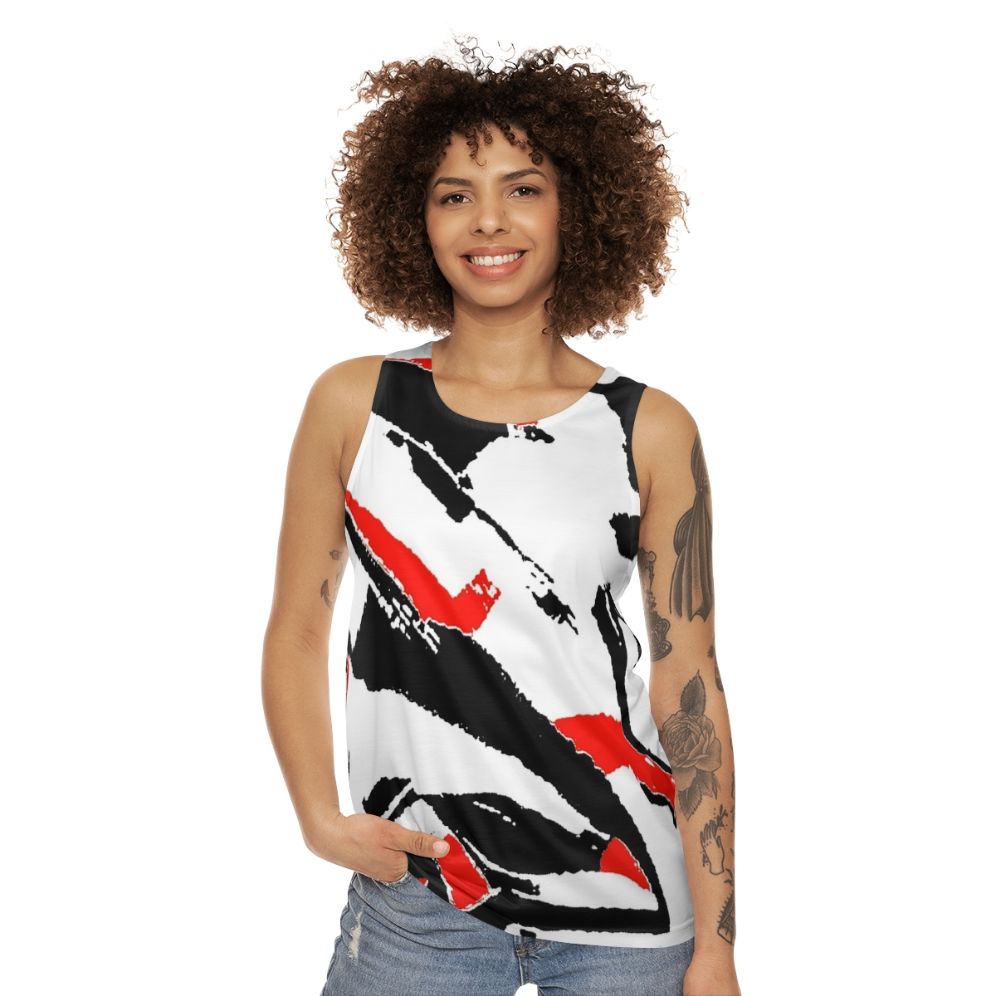 Unisex graphic tank top - women