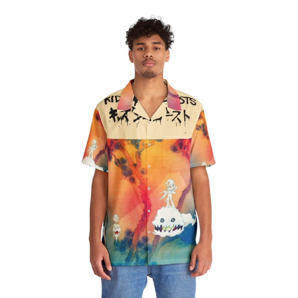 Kids See Ghosts Hawaiian Shirt featuring Kanye West and Kid Cudi - People Front