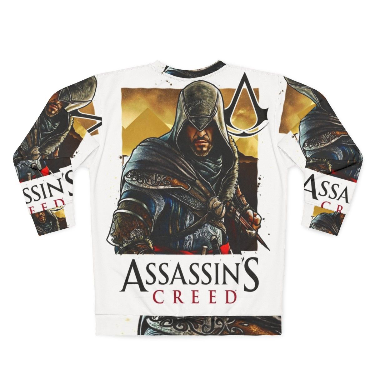 Assassin's Creed themed hooded sweatshirt - Back