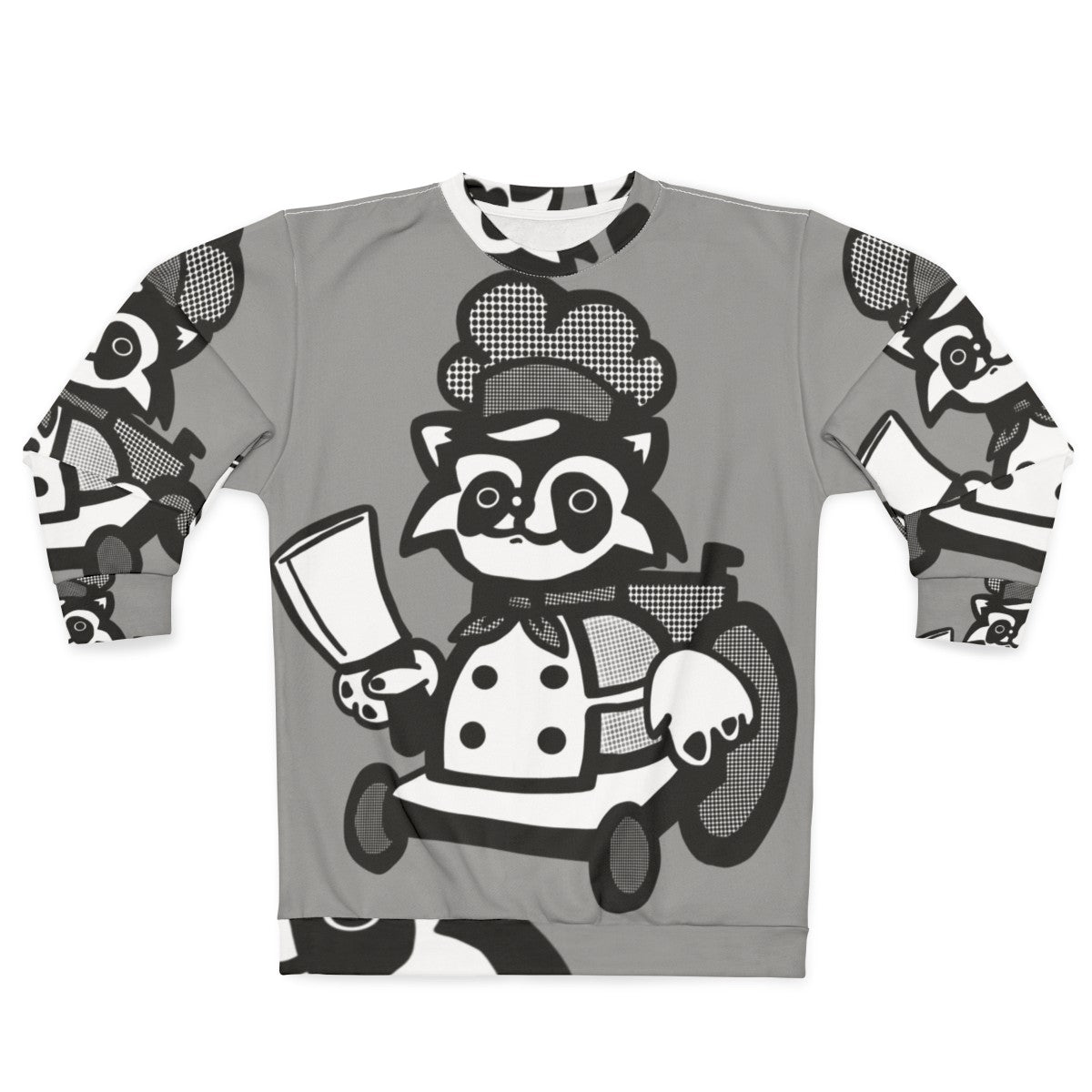 Overcooked Raccoon Chef Sweatshirt