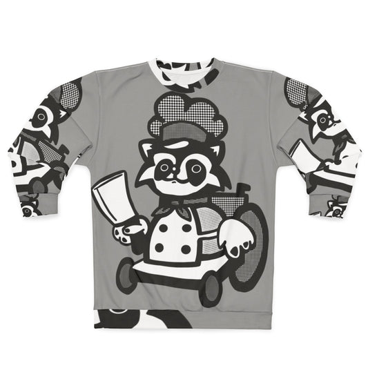 Overcooked Raccoon Chef Sweatshirt