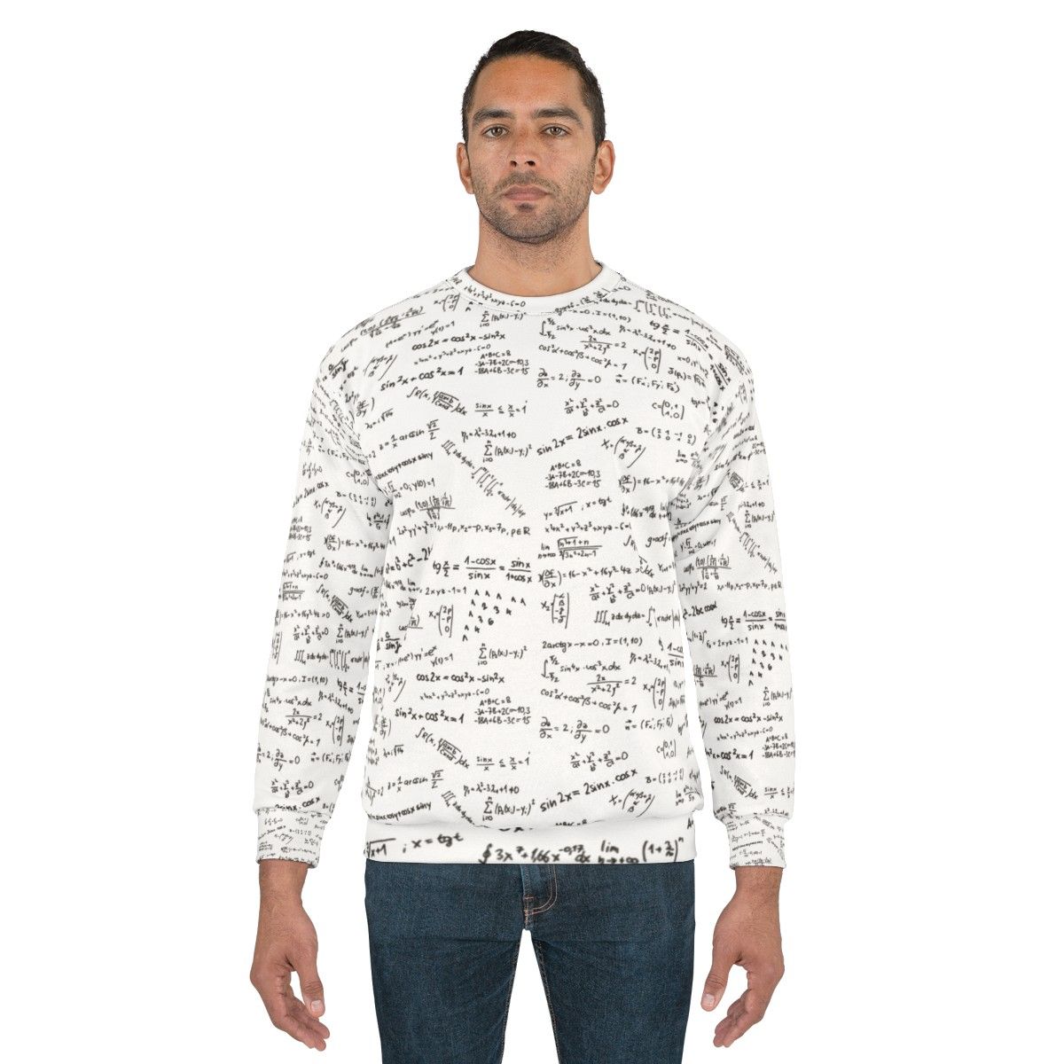 Math Formulas and Numbers Sweatshirt - men