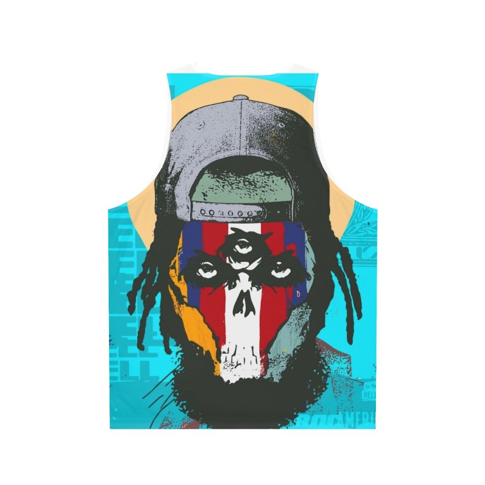 Eto and Flee Lord Rocamerikka Unisex Hip Hop Tank Top - Back