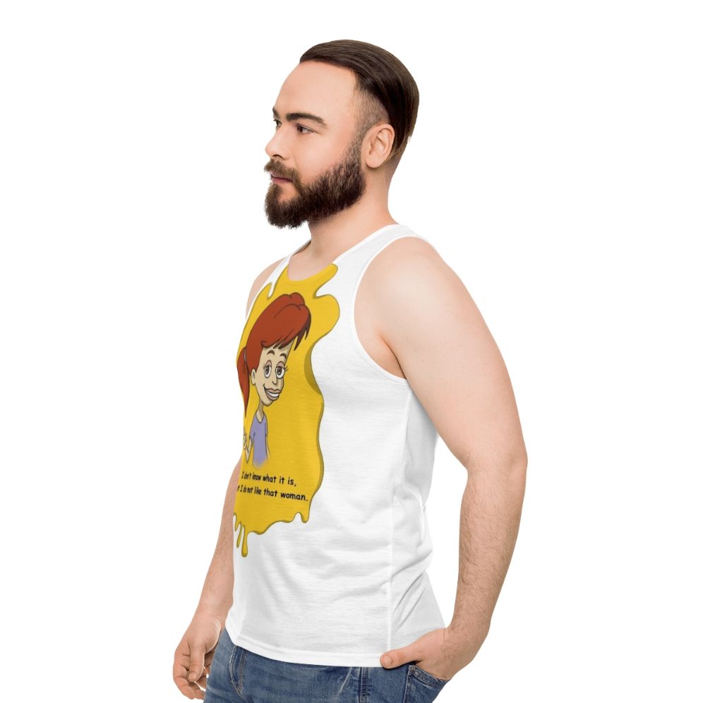 Unisex Big Mouth Netflix Graphic Tank Top - men side