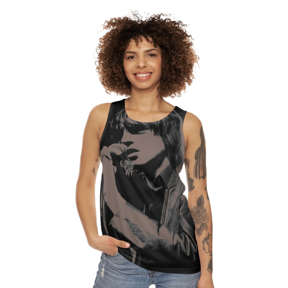 Mark E Smith of The Fall Indie Band Unisex Tank Top - women