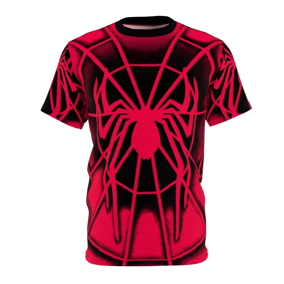 All-over-print t-shirt featuring a retro-inspired spider design