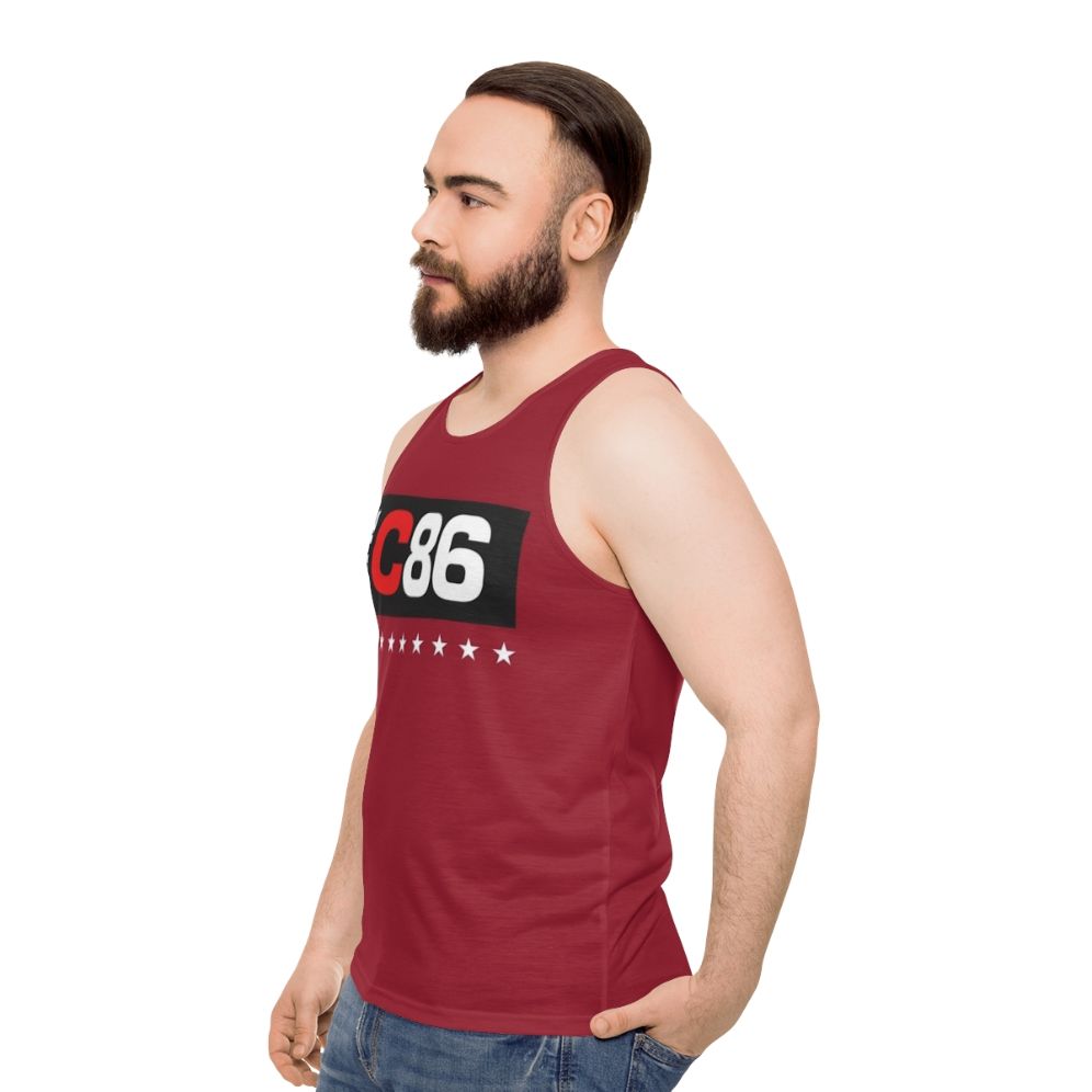 Indie Unisex 80s Tank Top - men side