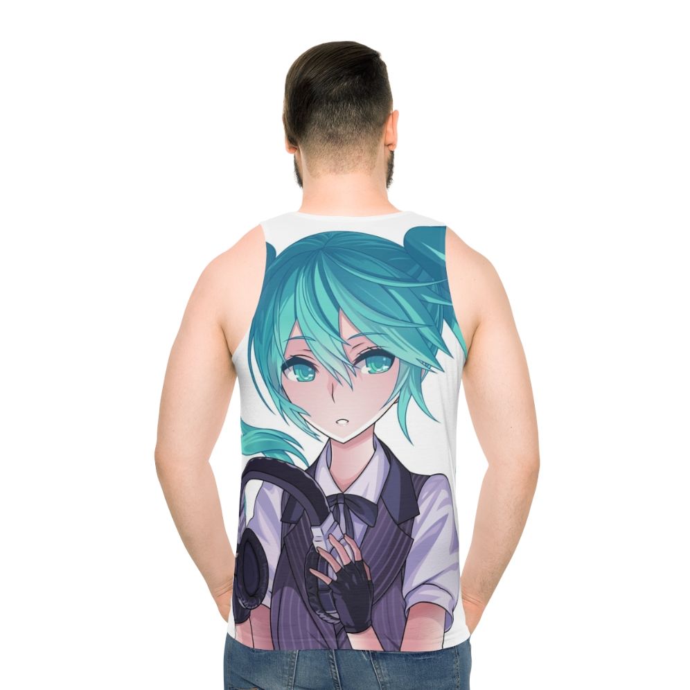 Hatsune Miku Vocaloid Unisex Tank Top - men back