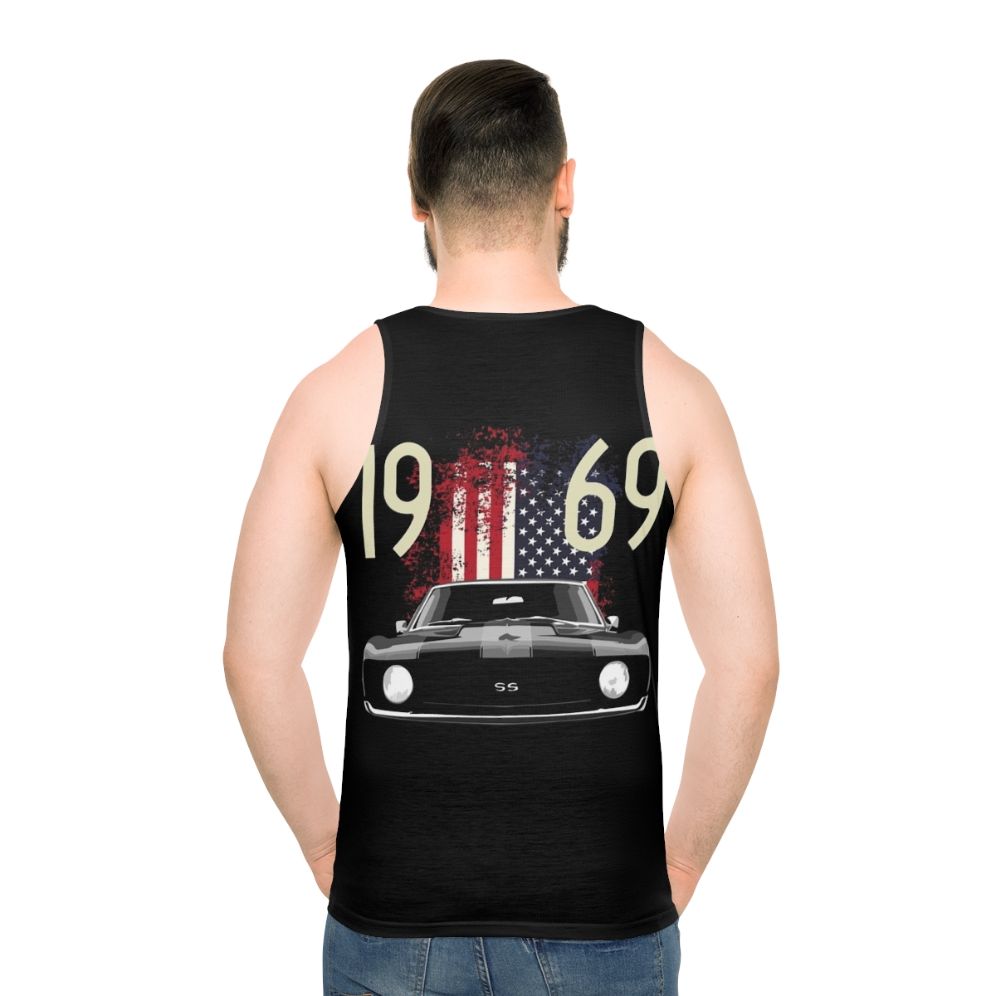 1969 Camaro SS Unisex Tank Top - men back