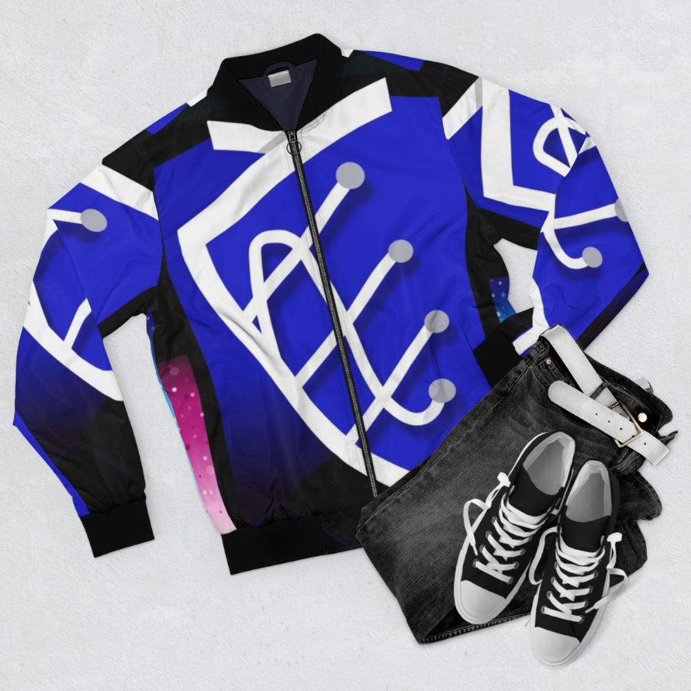 2017 Blue Devils Bomber Jacket - Flat lay