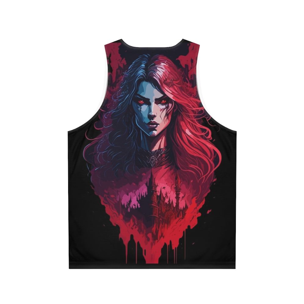 Castlevania Carmilla Unisex Tank Top - Back