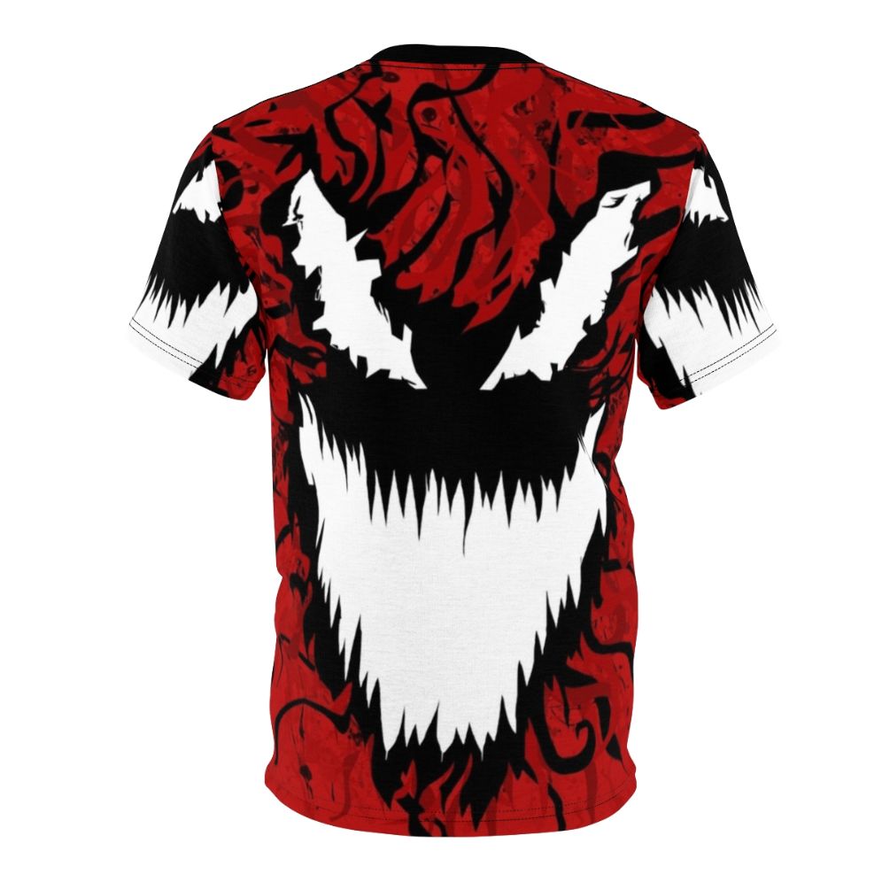 Carnage-themed t-shirt with a bold, all-over print design - Back