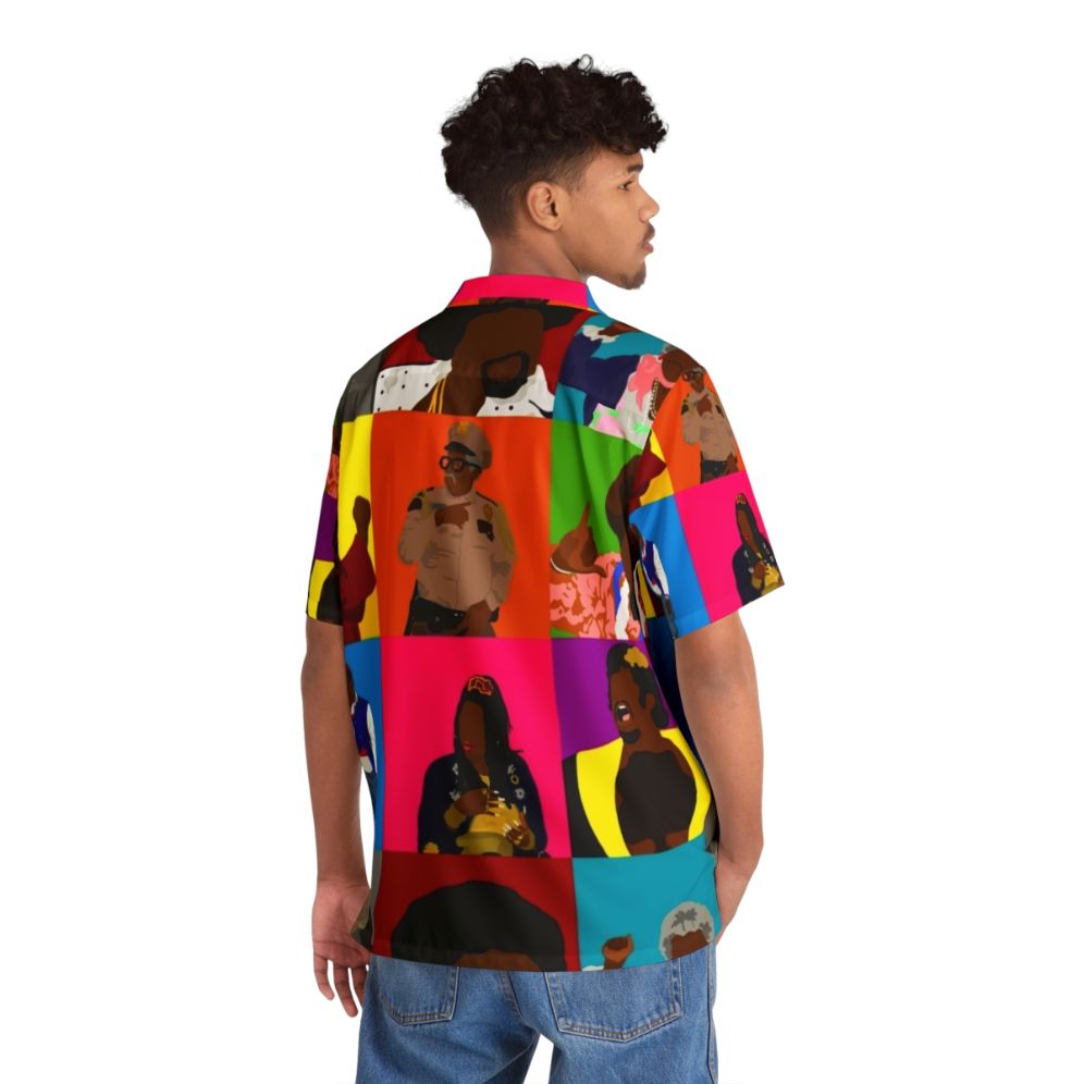 Vibrant vintage-inspired 'You So Crazy' Hawaiian shirt - People Back