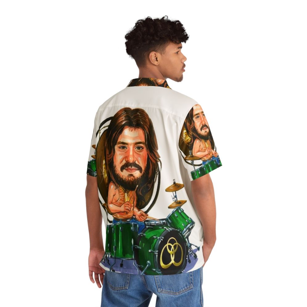 John Bonham Hawaiian Shirt with Led Zeppelin Inspired Design - People Back