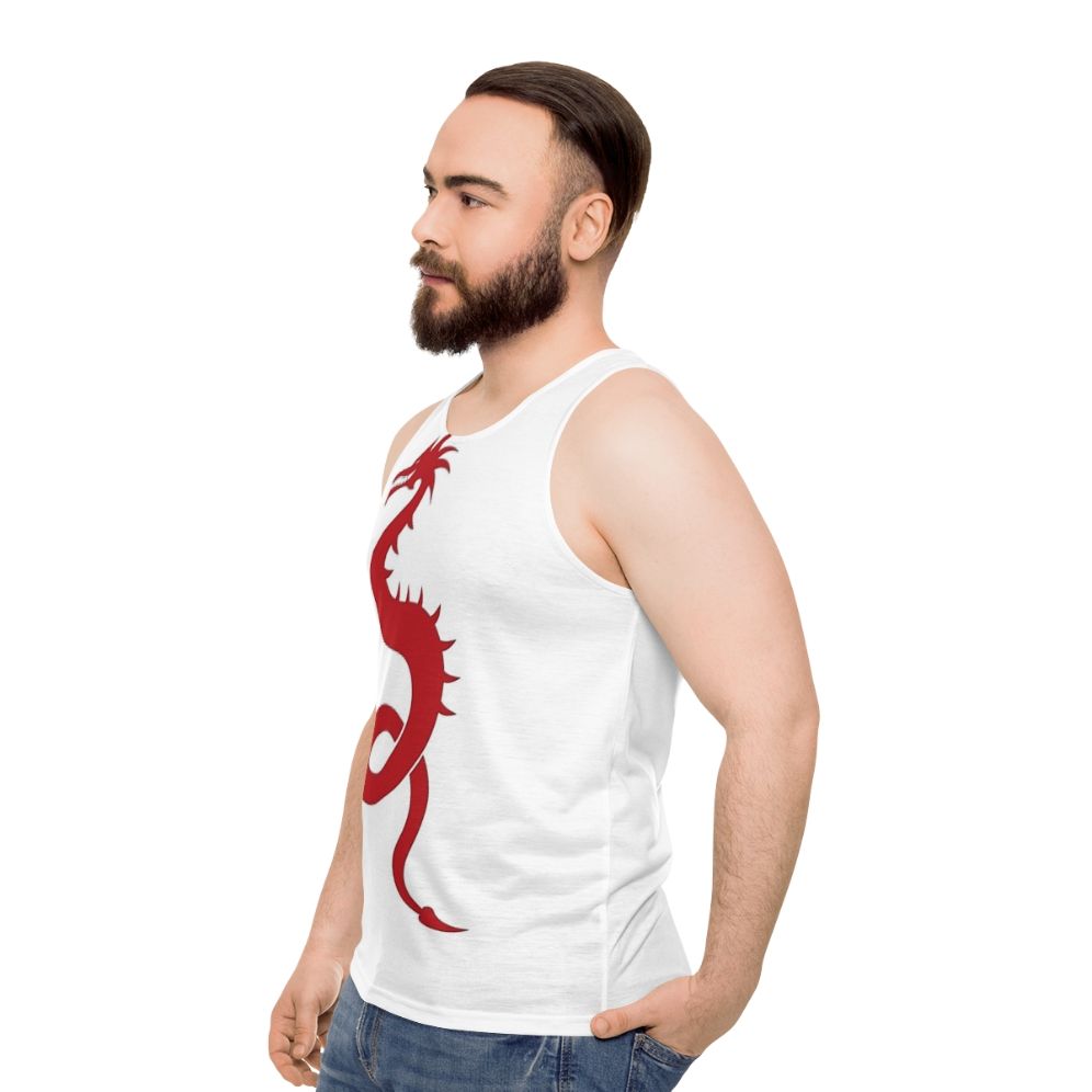 Legendary Animals Dragon Unisex Tank Top - men side