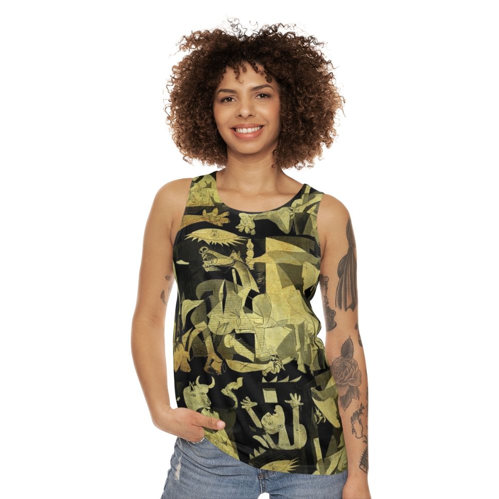 Guernica 1937 Unisex Tank Top by Pablo Picasso - women