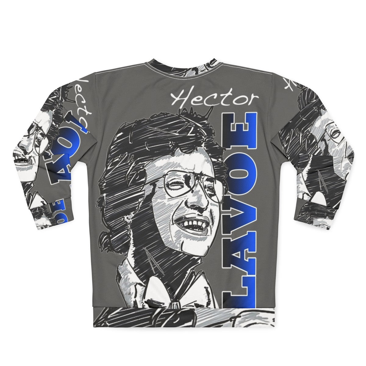 Hector Lavoe Salsa Music Sweatshirt - Back