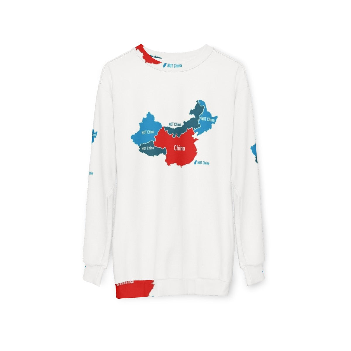 Anti-CCP political sweatshirt with focus on freedom - hanging