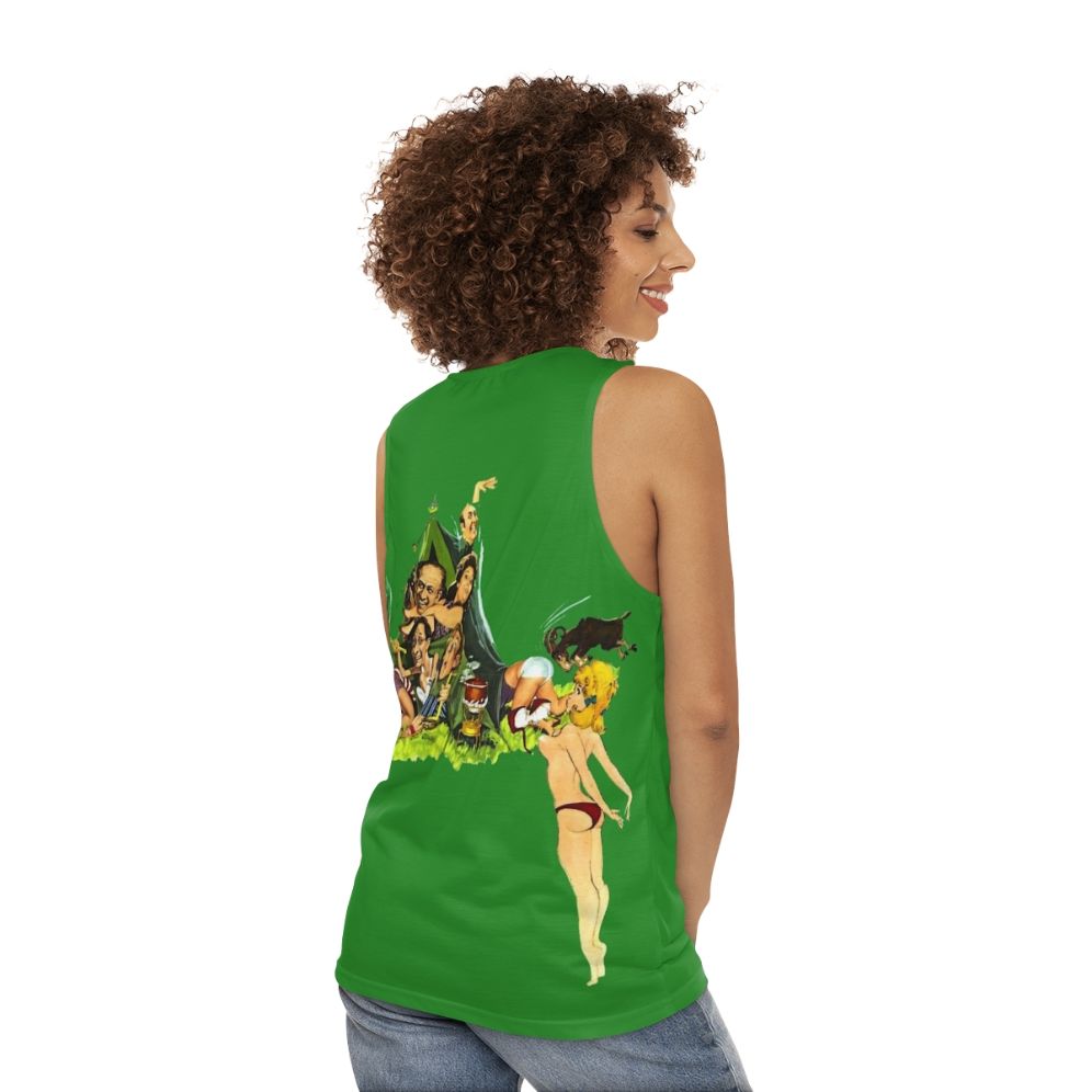 Vintage '60s Carry On Unisex Tank Top - women back