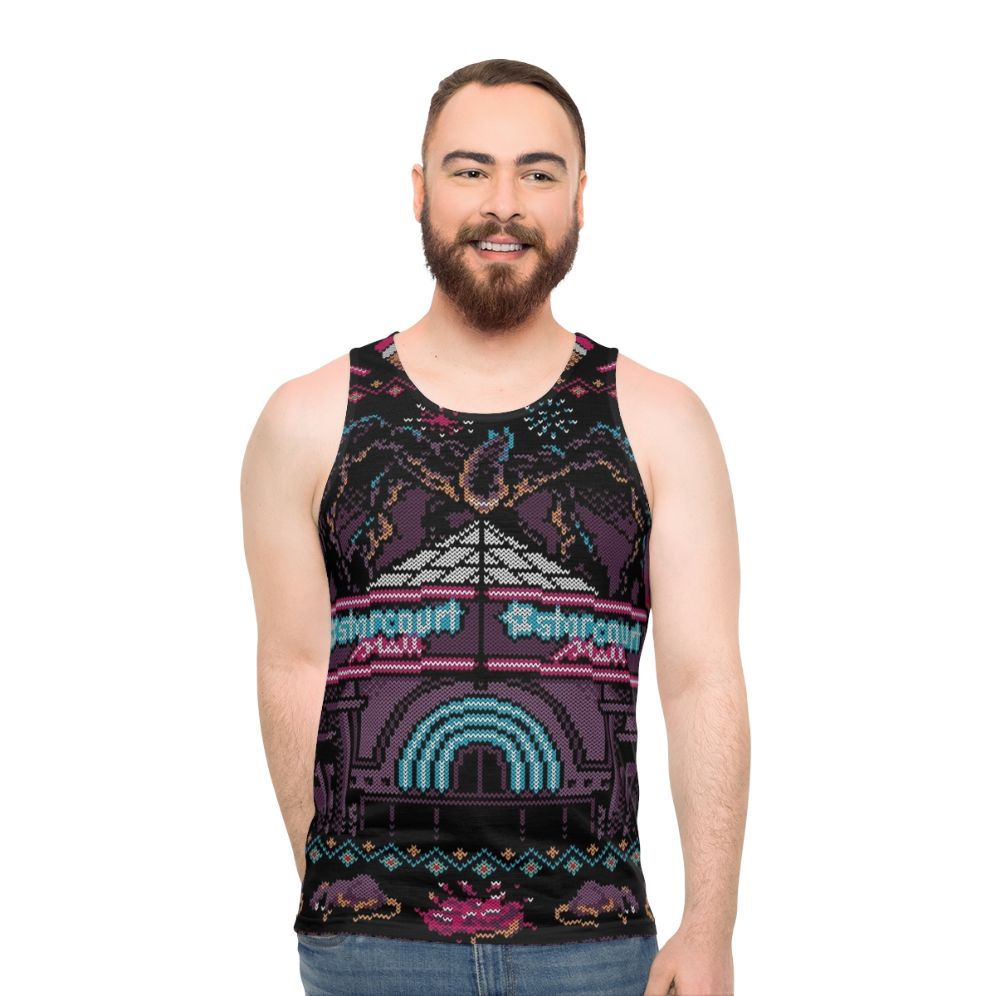 Stranger Things Unisex Holiday Tank Top - men