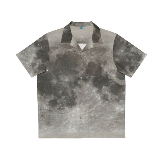 Lunar Surface Texture Hawaiian Shirt